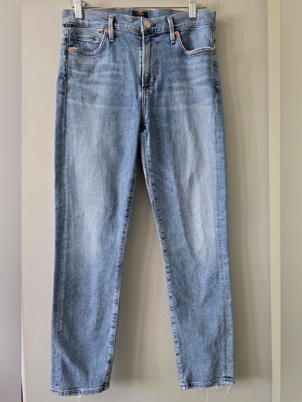 Citizens of Humanity Rocket Crop High Rise Skinny Light Blue Jeans Size 28